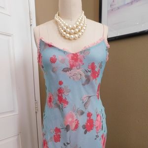 Womens Silk Maxi Dress